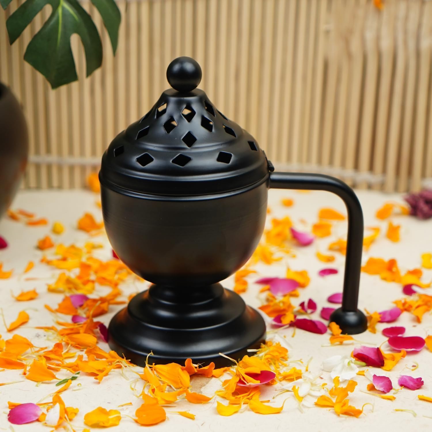 Iron Incense Holder,Lobandan Or Dhoopdani, For Fragrance In Home